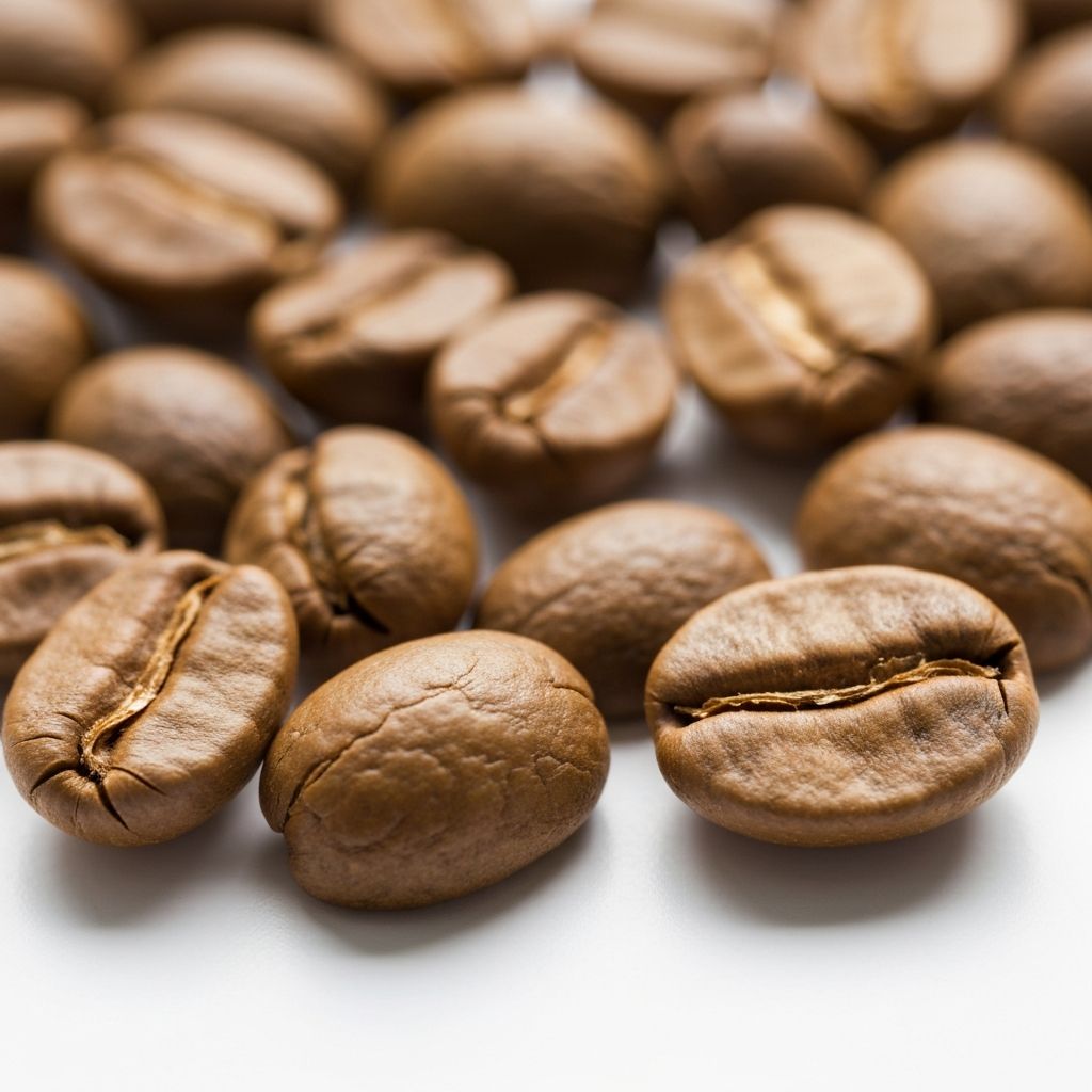 Äthiopische Kaffeebohnen, helle Röstung mit ausgeprägter Säure